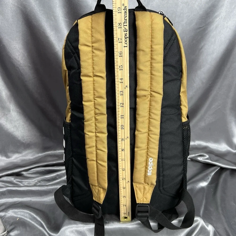 adidas Classic 3S 4 Mesa Brown/Black/White Laptop Unisex Backpack - CLEAN